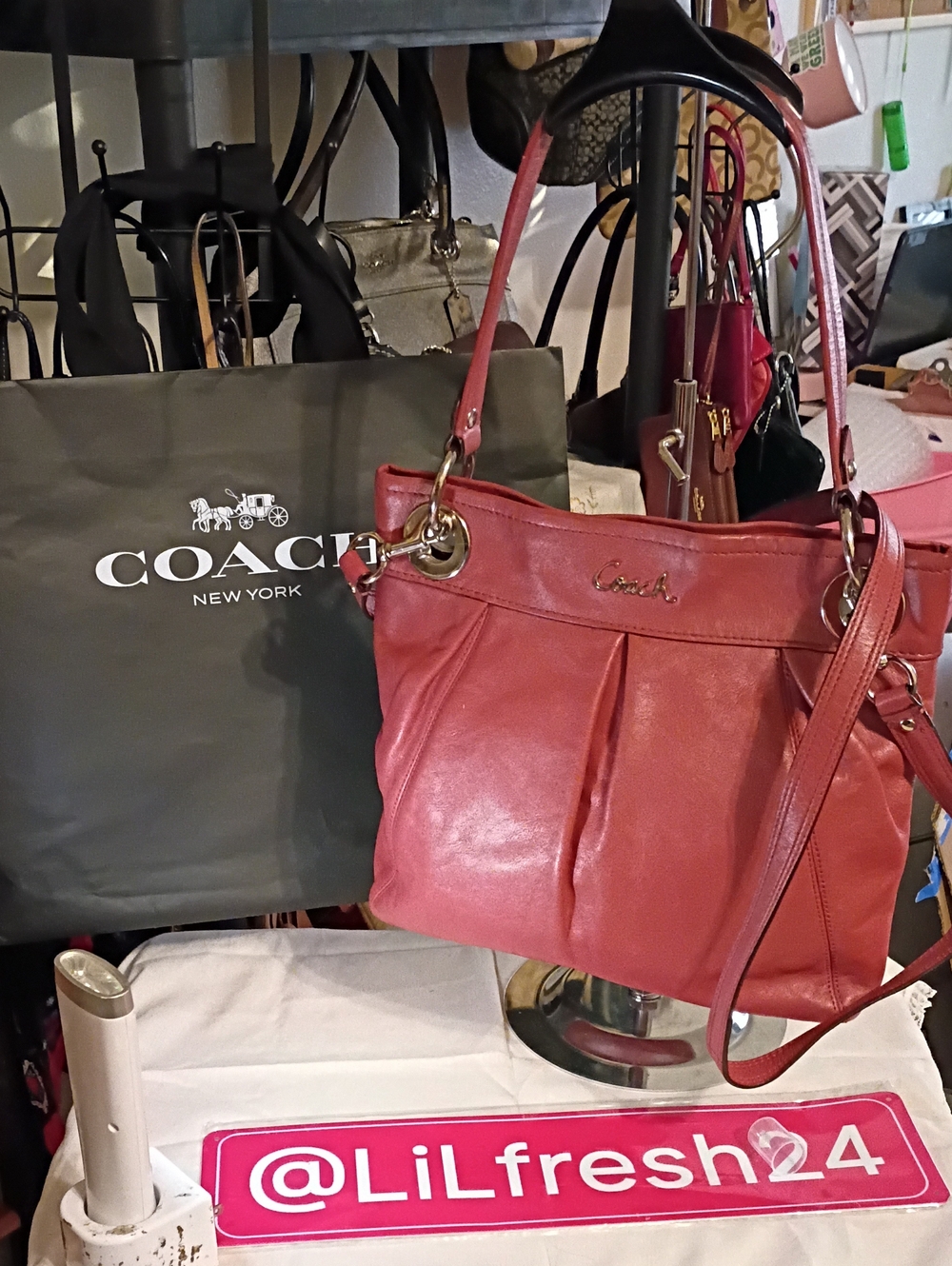 Coach Ashley Hippie Shoulder Bag - Picture 2 of 10